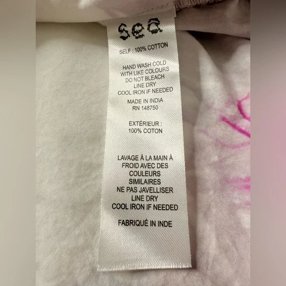 Sea New York Women's Tamara Dress S Tie Dye 100%Cotton - Picture 14 of 16